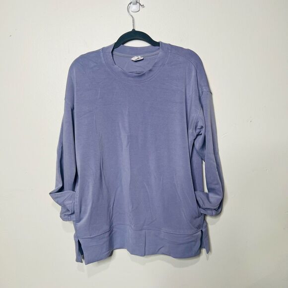 Sage Collective Light Purple Tunic Sweatshirt Pockets Sz M - Picture 1 of 9